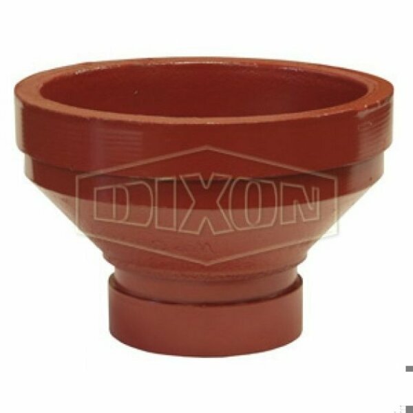 Dixon RA Series Reducing Adapter, 5 x 4 in Nominal, Grooved End Style, Ductile Iron, Import RAGG5040